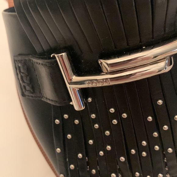 Todd’s black sandals with chrome detail, size 39 - Picture 2 of 10